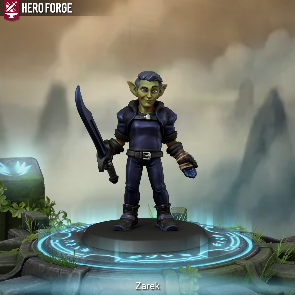 Since I missed yesterday, here's 2 more for #gobtober. On the Left is Xyra the Archer, and on the right is Zarek the Swordsman.