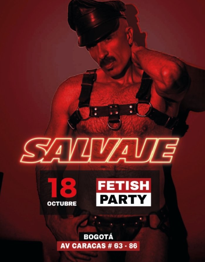 Este 18 de octubre nos vemos en SALVAJE Bogotá 🔥
Techno, hard, sudor y el cuarto oscuro esperando pa’ perderse 😈🖤
Yo ya estoy listo… ¿y vos?

compra tu boleta en: play-house.com.co/producto/salva…