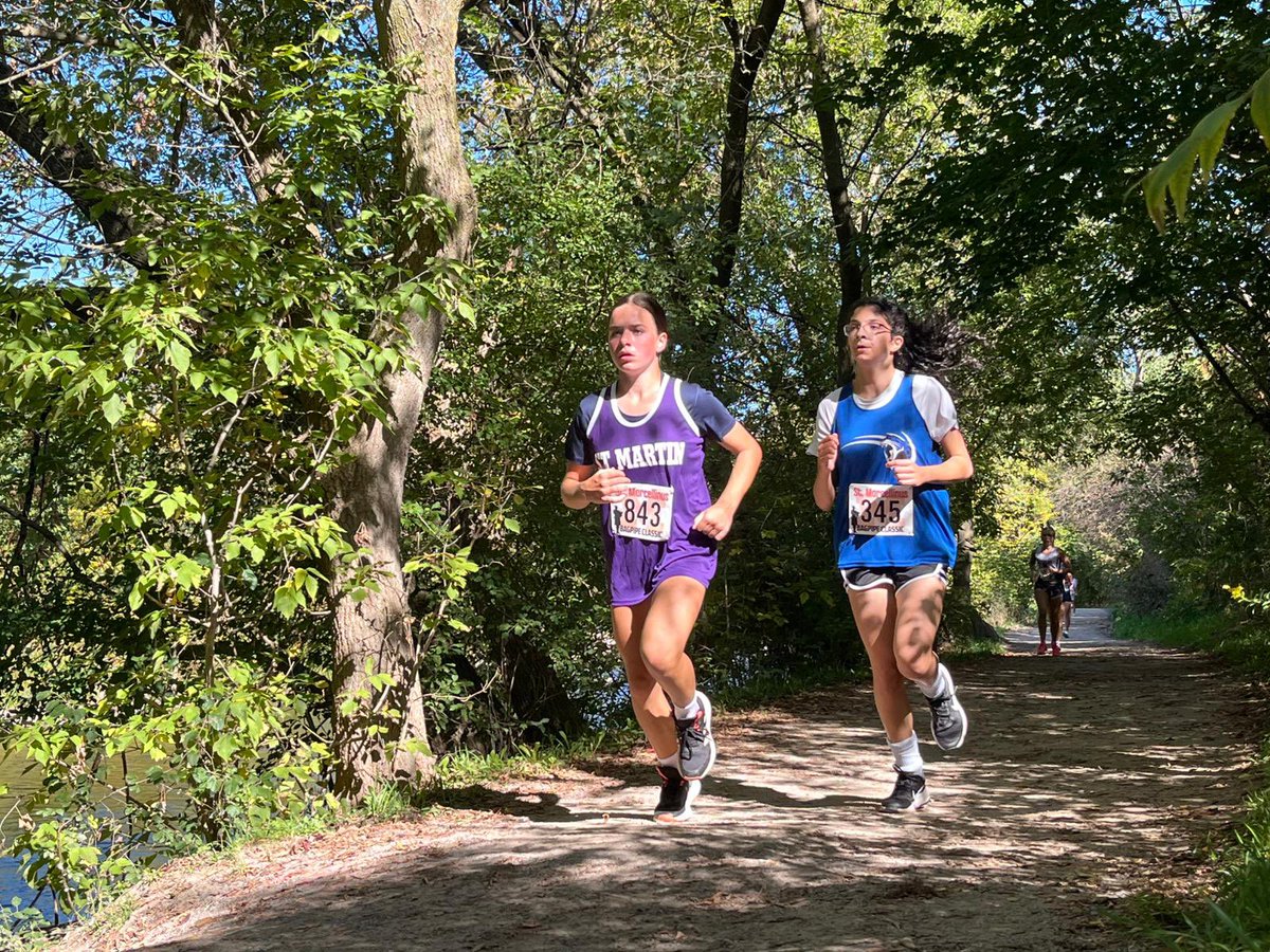 Today the Mustang Cross Country Team competed at their first race and all athletes did an amazing job! The Novice Boys team who placed 2nd overall, with 4 athletes coming in the top 20. All runners  are looking forward to the next meet at Heart Lake. Awesome work Mustangs! 💜💛