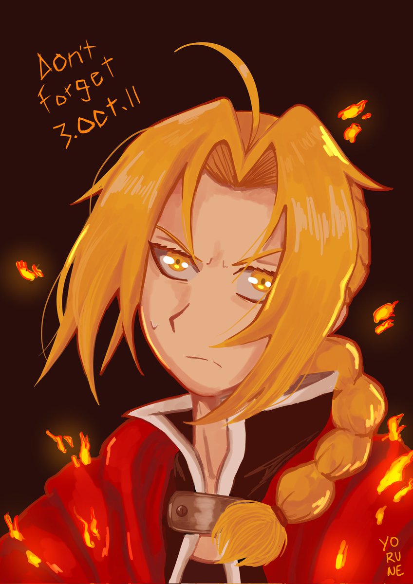 yoruneart's tweet photo. Don't Forget 3.Oct.11
#FMAB #FMA #3oct11 #fanart #digitalart https://t.co/AQAh80fhUN