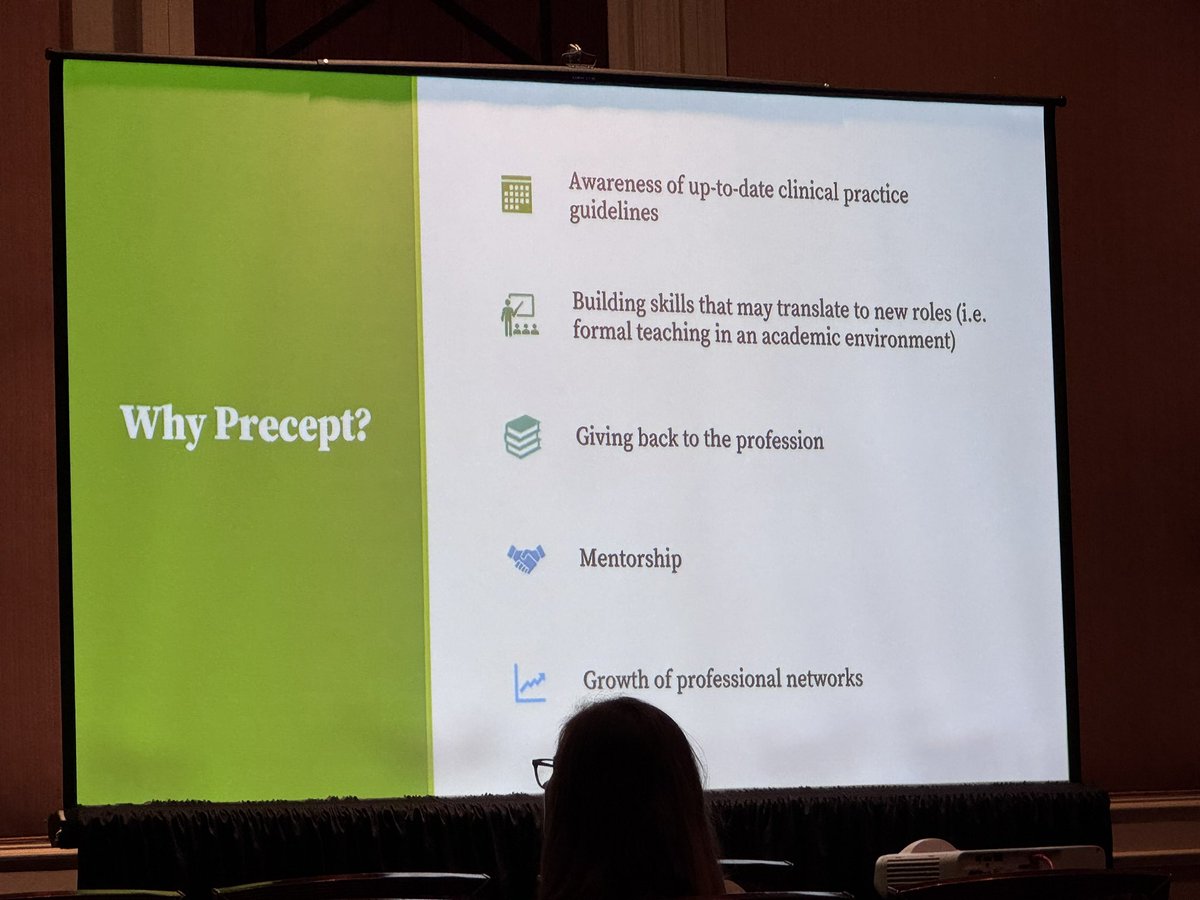 JackieW_NP's tweet photo. A very inspiring and informative presentation about training future NPs! 

#NPWH2025 #WHNP #FutureNPs #Precepting #TheFutureIsUs #Preceptor https://t.co/JiAvQ31GX0