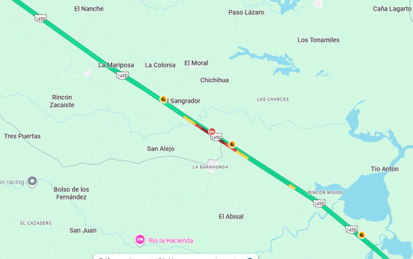 SaMonitoreo's tweet photo. @CAPUFE Buenas tardes, disculpen tendrán algún relevante cerca del km 46 con dirección hacia Cosamaloapan se ve tráfico detenido, por favor. https://t.co/a1CsD1kknM