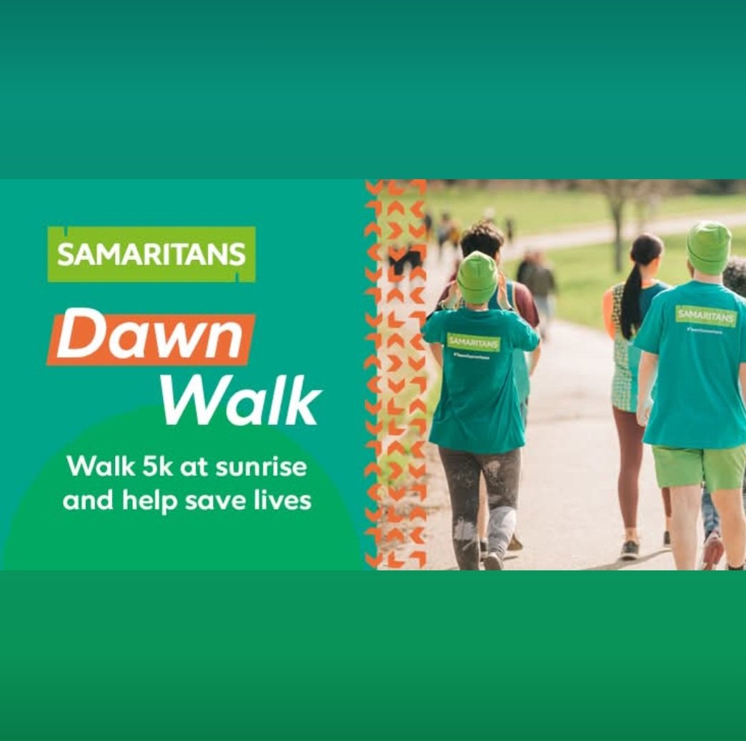 B'mouth Samaritans (@samsbournemouth) on Twitter photo Next week <a href="/samaritans/">Samaritans</a> branches are participating in #DawnWalk for #WorldMentalHealthDay For more information on how to sign up, see the link below:  👇👇💚💚
dawnwalk.samaritans.org/sign-up?utm_so… Next week <a href="/samaritans/">Samaritans</a> branches are participating in #DawnWalk for #WorldMentalHealthDay For more information on how to sign up, see the link below:  👇👇💚💚
dawnwalk.samaritans.org/sign-up?utm_so…