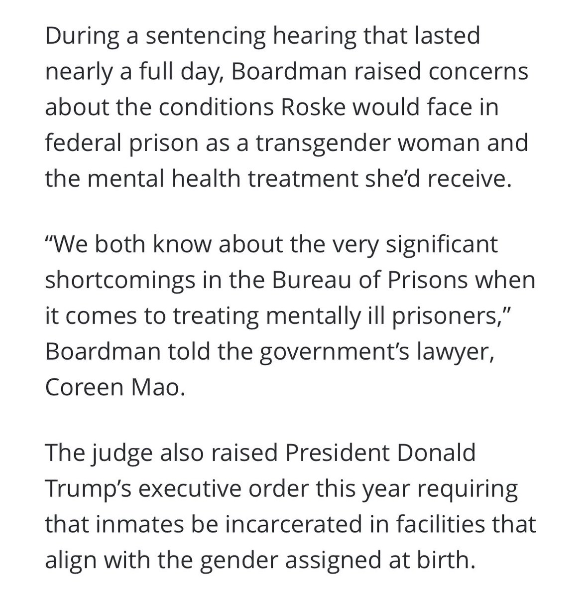 BurnhamDC's tweet image. I do not know Judge Boardman and have not read a transcript, but this excerpt from the sentencing of the would-be assassin of Justice Kavanaugh is truly extraordinary. 1/