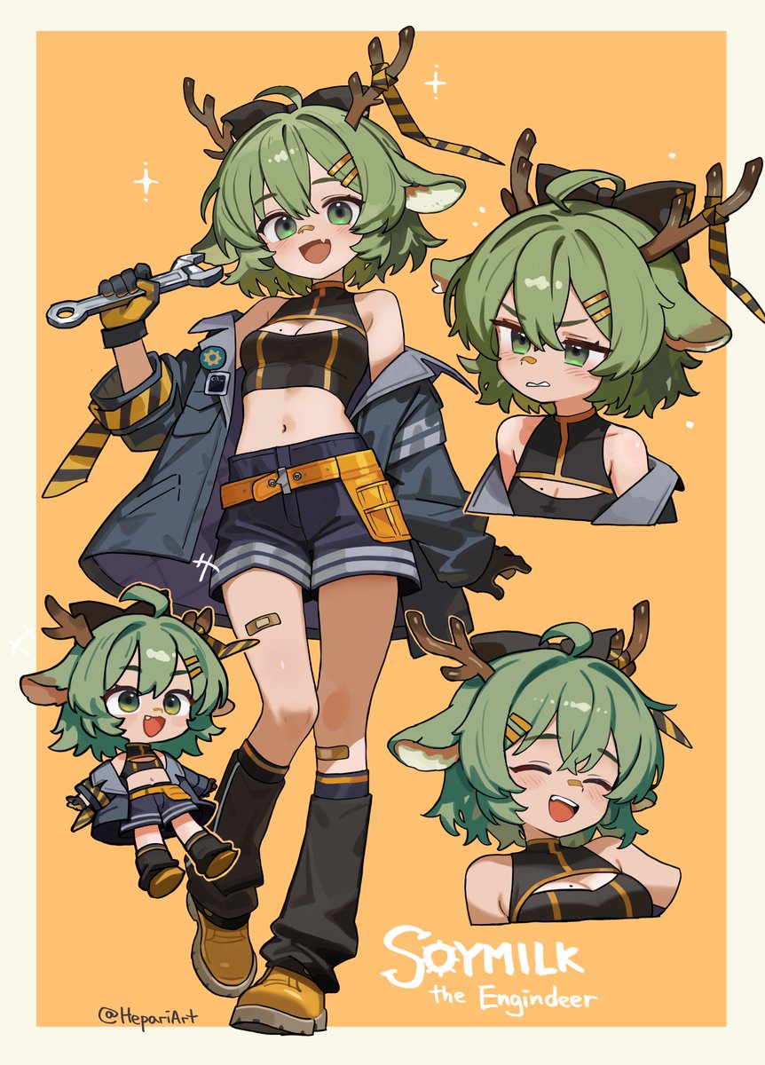 HEPARI | Artist (open for comms) (@hepariart) on Twitter photo 🎨 Soymilk the Engindeer 🦌🦌 🎨 Soymilk the Engindeer 🦌🦌