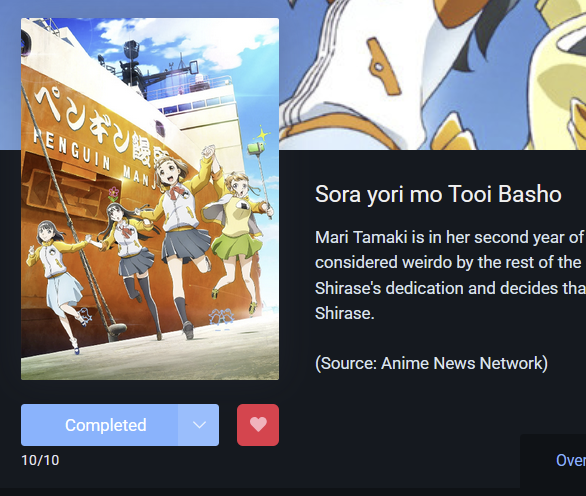 One of the best anime to ever exist is one I genuinely never see anyone bring up, even though it's supposedly pretty popular according to the numbers on anilist

y'all gotta watch this if you love crying