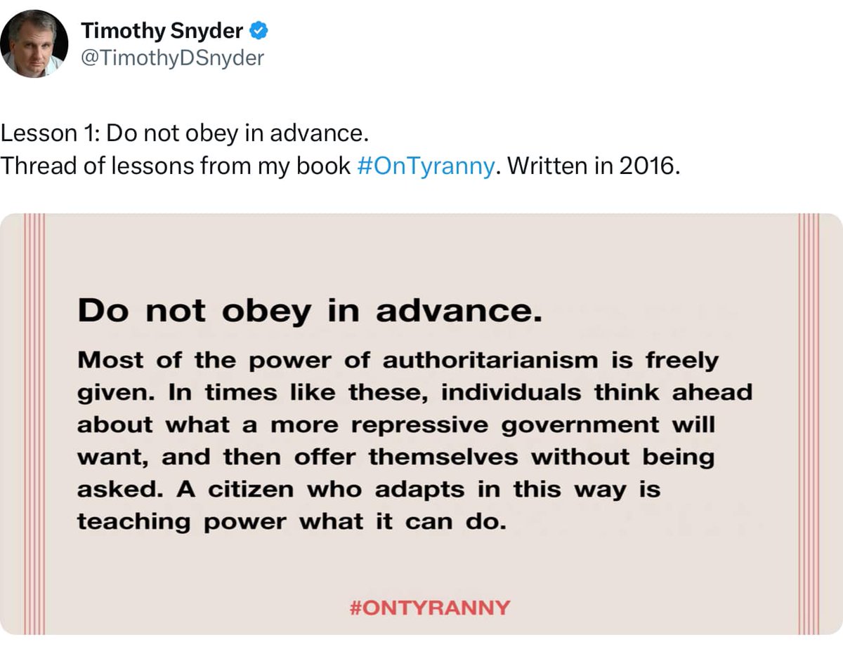 hsmithson_'s tweet image. Dear @apple &amp;amp; @tim_cook Your decision to remove #ICEBlock app from Apple Store further erodes democracy &amp;amp; ushers in autocracy. RU proud of that? It didn't violate policy. 1st Lesson On Tyranny: Do Not Obey In Advance. 2nd: Protect Institutions. You failed the test to your shame.