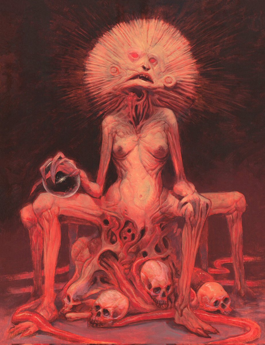 "Genealogía de los Escombros"
Óleo sobre aluminio 
11.6" x 15"   29.5 x 38 cm