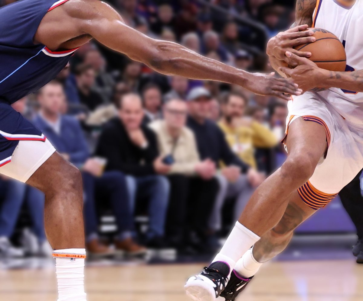 TheNBACentel's tweet photo. The league is cracking down on hand-checking this season to better protect player’s skin, per officials. #AD https://t.co/T1uWtgzAt0