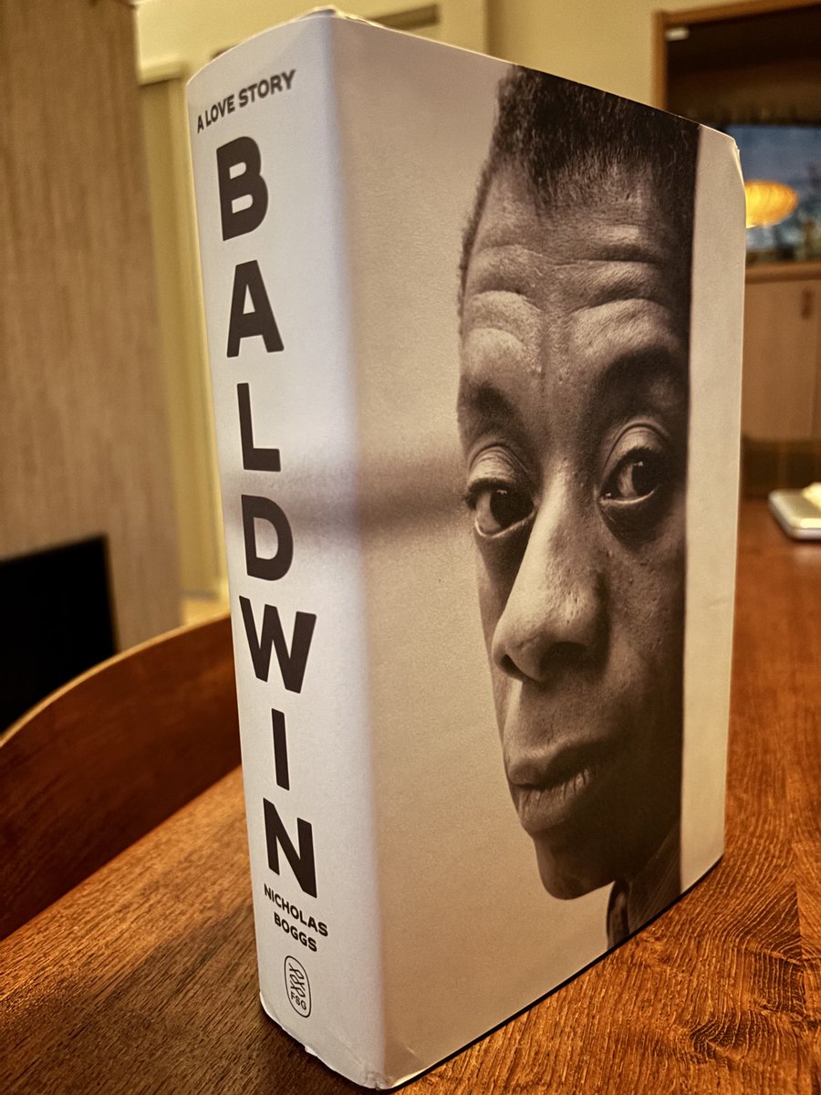 DADiClementi's tweet image. So excited! It’s already being called the definitive James Baldwin bio. The very first sentence talks about him falling in love w/Bette Davis when he was 10. “So here, now, was Bette Davis, on a Saturday afternoon, in close-up, over a glass of champagne, pop-eyes popping.”