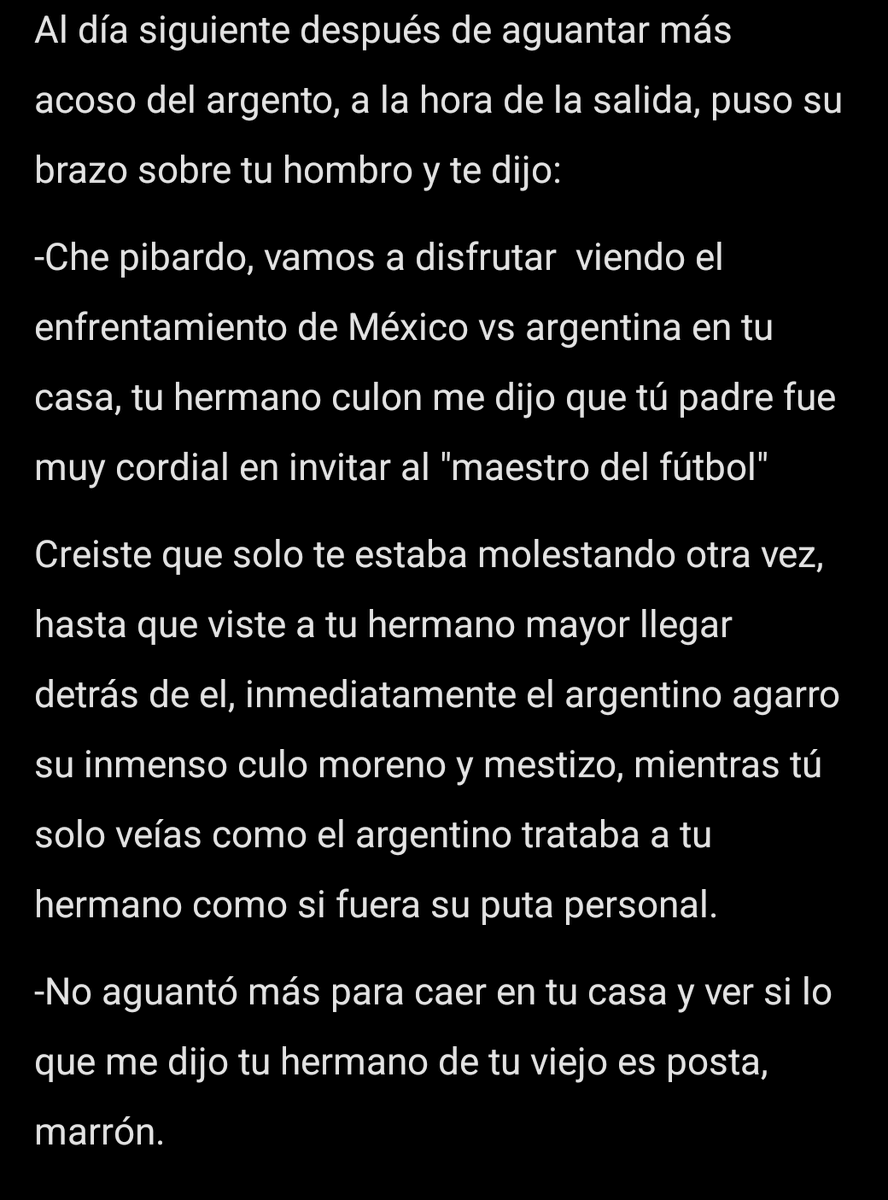 dadcuckson's tweet photo. Por fin voy a subir la historia pq ya los tuve abandonados mucho tiempo, espero que la puedan disfrutar aún con mi nulo conocimiento en escritura 😹
#nationplay #cuckson #cuckold #bwc #Mexico #Argentina #bbl #raceplay #edit #racetraitor #cornudo https://t.co/DbIPHwoJVr