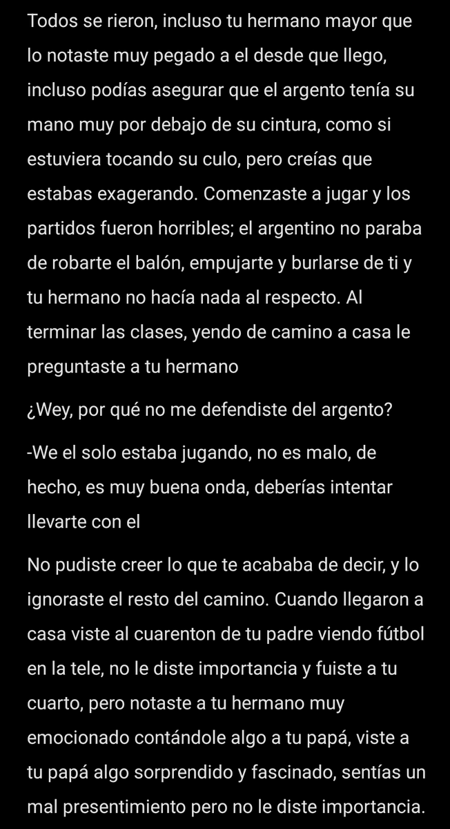 dadcuckson's tweet photo. Por fin voy a subir la historia pq ya los tuve abandonados mucho tiempo, espero que la puedan disfrutar aún con mi nulo conocimiento en escritura 😹
#nationplay #cuckson #cuckold #bwc #Mexico #Argentina #bbl #raceplay #edit #racetraitor #cornudo https://t.co/DbIPHwoJVr