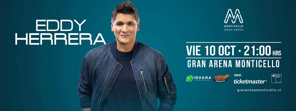 ATENCIÓN mi gente de CHILE 🇨🇱 “Gran Arena Monticello” 🗓️ Viernes 10 de Octubre 2025. 🎫 Boletos a la venta en: Ticketmaster
ticketmaster.cl/event/eddy-her…
#EddyHerrera #Merengue #Chile