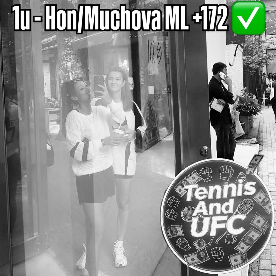 TennisAndUFC's tweet photo. End of an era for #MUCHON by the wayโฆ
Priscilla Hon pulled out with a โfoot injury,โ but Iโd like to formally thank her and Karolina Muchova for 6.8 units of profit this week at the #2025ChinaOpen ๐พโค๏ธ๐
๐ฅต๐ฅต๐ฅต
#TennisTwitter #GamblingX https://t.co/9HDc87SXvQ