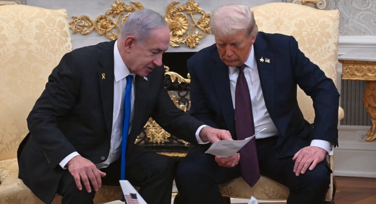 BREAKING: TRUMP POST ON HAMAS PEACE DEAL CAUGHT NETANYAHU OFF GUARD

Netanyahu insisted Hamas’ reply was a rejection of the U.S. plan and urged close coordination with Trump to prevent it from being framed as positive. 

However, Trump decided to post without consultation