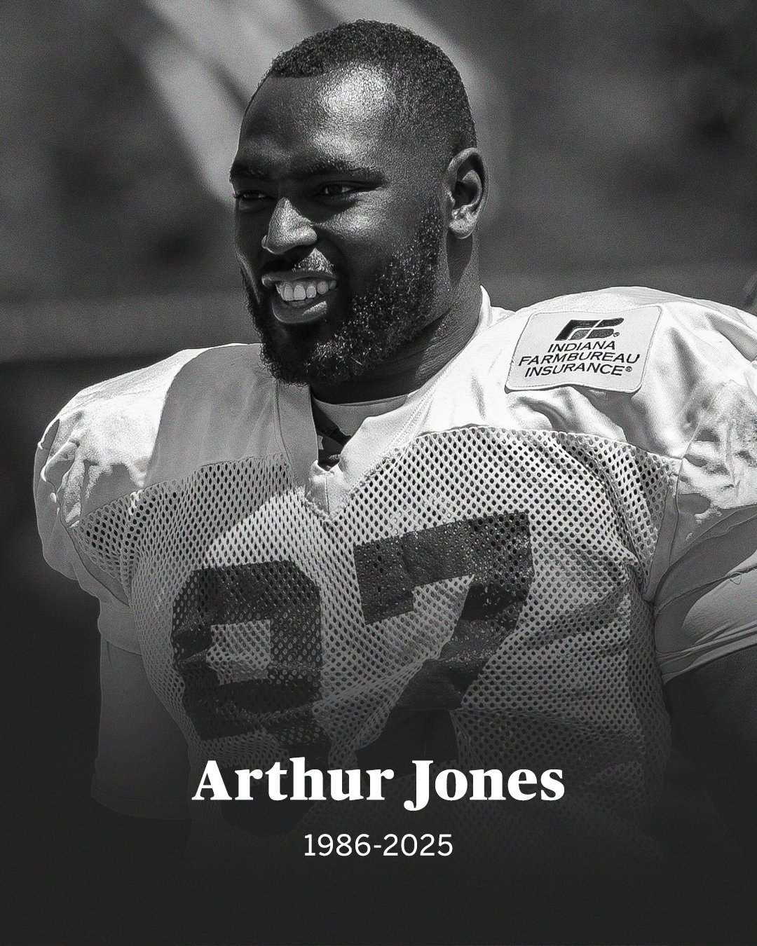 ESPN on X: "Arthur Jones, a defensive lineman who spent his first four NFL  seasons in Baltimore and won a Super Bowl with the Ravens, has died at the  age of 39,