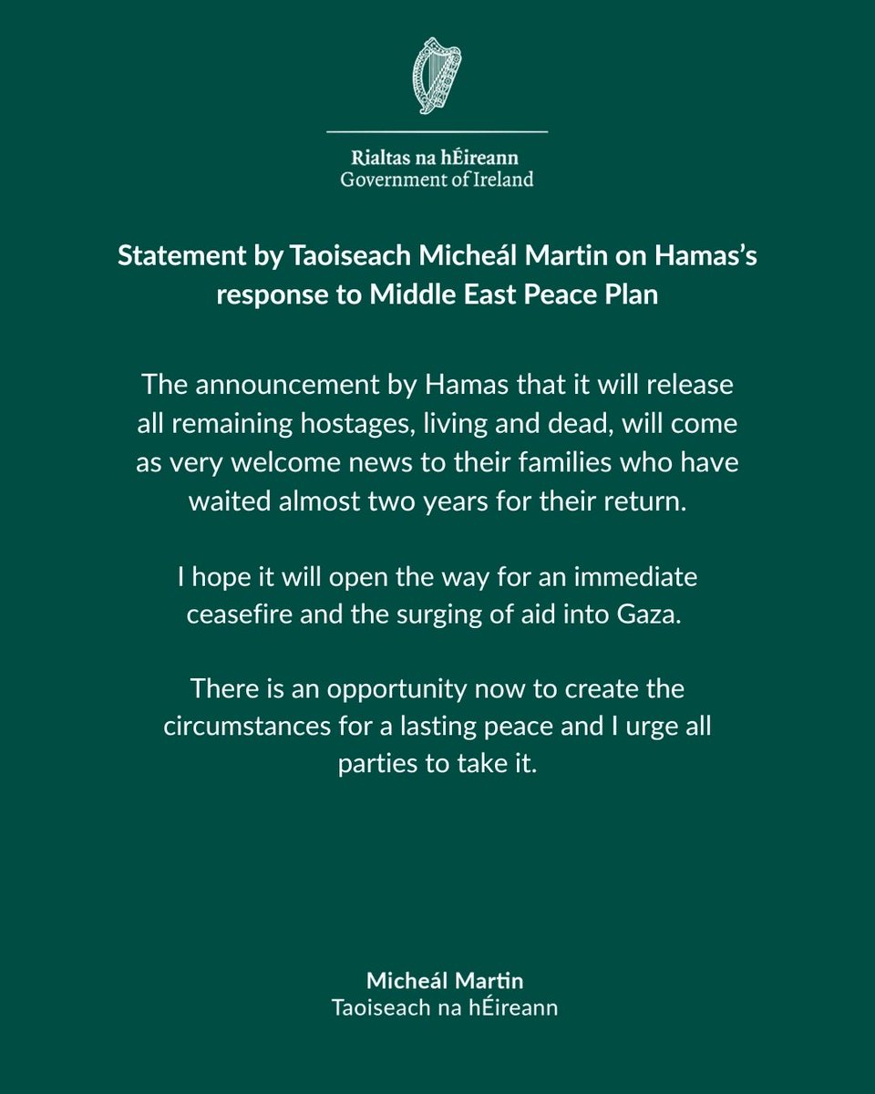 Micheál Martin tweet media