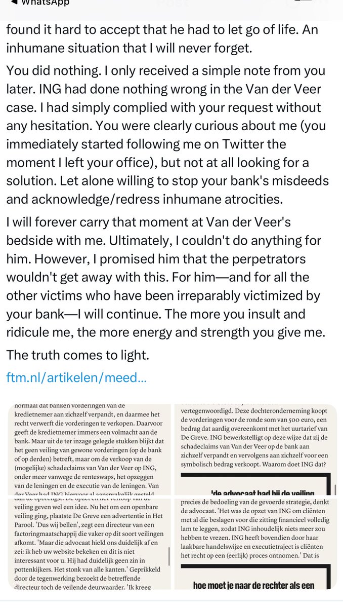 ⁦<a href="/Wftproof/">Hester Bais</a>⁩ speaking of her ING client - substitute Ulster Bank for ING &amp; share with Irish UB customers fraudulently sold derivatives &amp; asset stripped ⁦<a href="/stevemiddi1/">stephen middleton</a>⁩ ⁦<a href="/BankConfidenti1/">BankConfidential</a>⁩