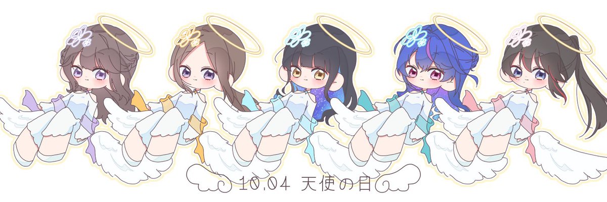 gomagoma0614's tweet photo. 天使の日〜〜👼🤍
大好きな皆とお揃いで書いてもらっちゃった〜🥰

可愛すぎてにまにしちゃう😽💕

あうちゃんいつも素敵なイラストありがとうっっ🫂 https://t.co/XCjfI3E0Np