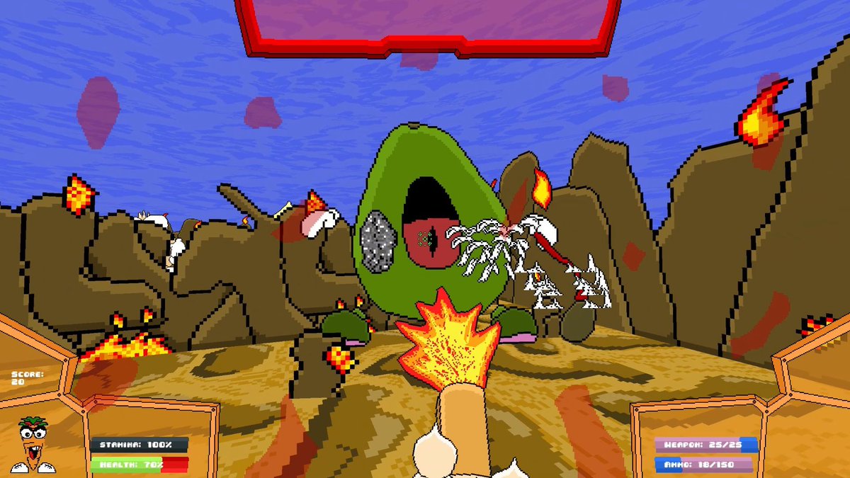 guyzacgfg's tweet image. Onions and avocados just don&apos;t cut it together! @GameMakerEngine @aseprite #gamemakerstudio #gamemaker #aseprite #fps #firstpersonshooter #gaming #shootergames #oldschool #vegoutcrew