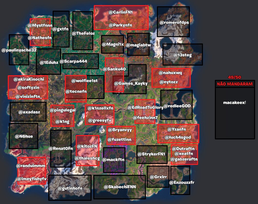 7diaspaulinn's tweet image. FNCS Divisão 1 finals (49/50)