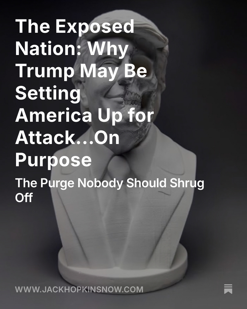 Why would a president weaken the nation’s defenses unless he wants them breached? This isn’t incompetence. It’s exposure by design. And the logic is airtight. Trump just fired America’s top national security prosecutors. This isn’t “politics.” It’s sabotage. 👇