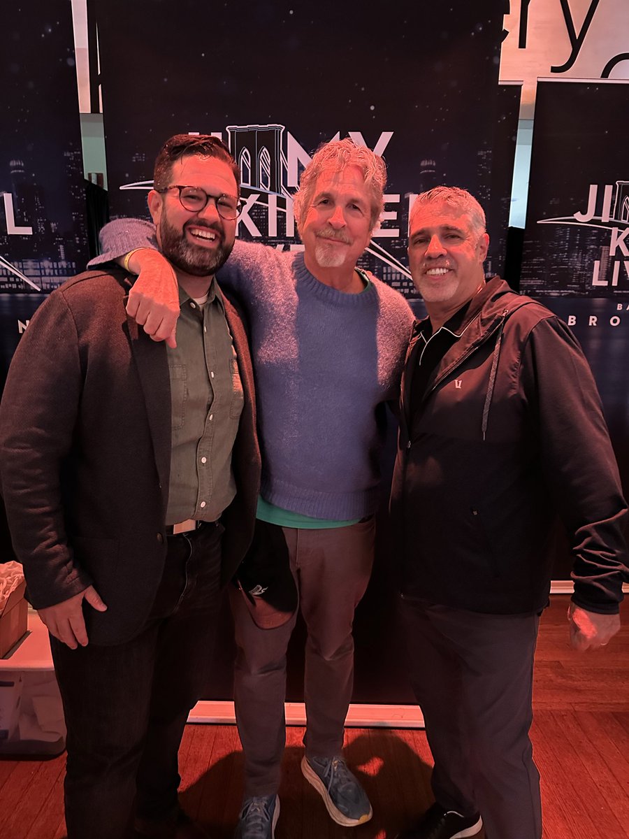 TooDerek's tweet image. Great night talking Stooges with Peter Farrely of @farrellybros in Brooklyn