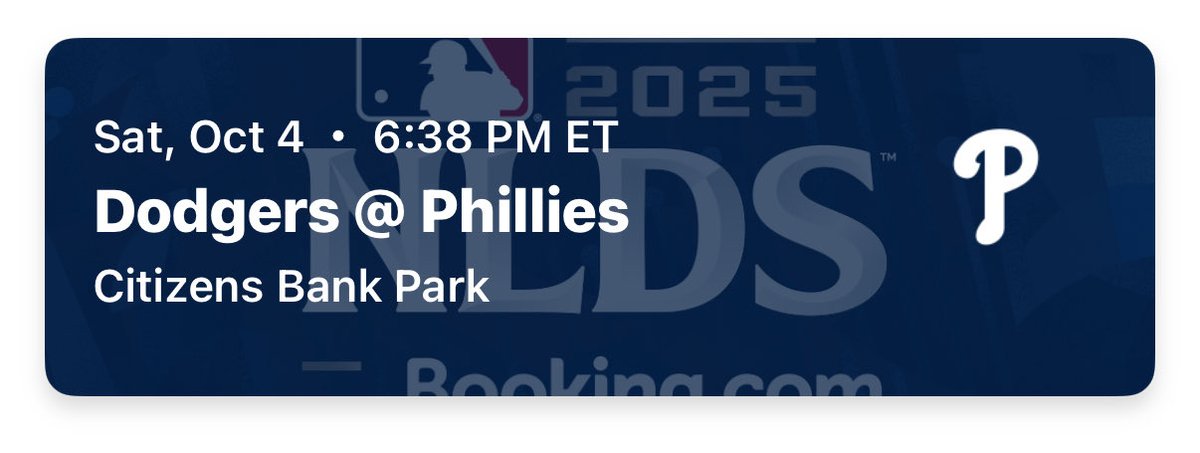 Can’t believe this is real life. My dad and I get to enjoy Phillies playoff baseball together for the first time ever (out of pure luck!). Sánchez vs. Ohtani nonetheless. Fired up and ready to go! #RingTheBell