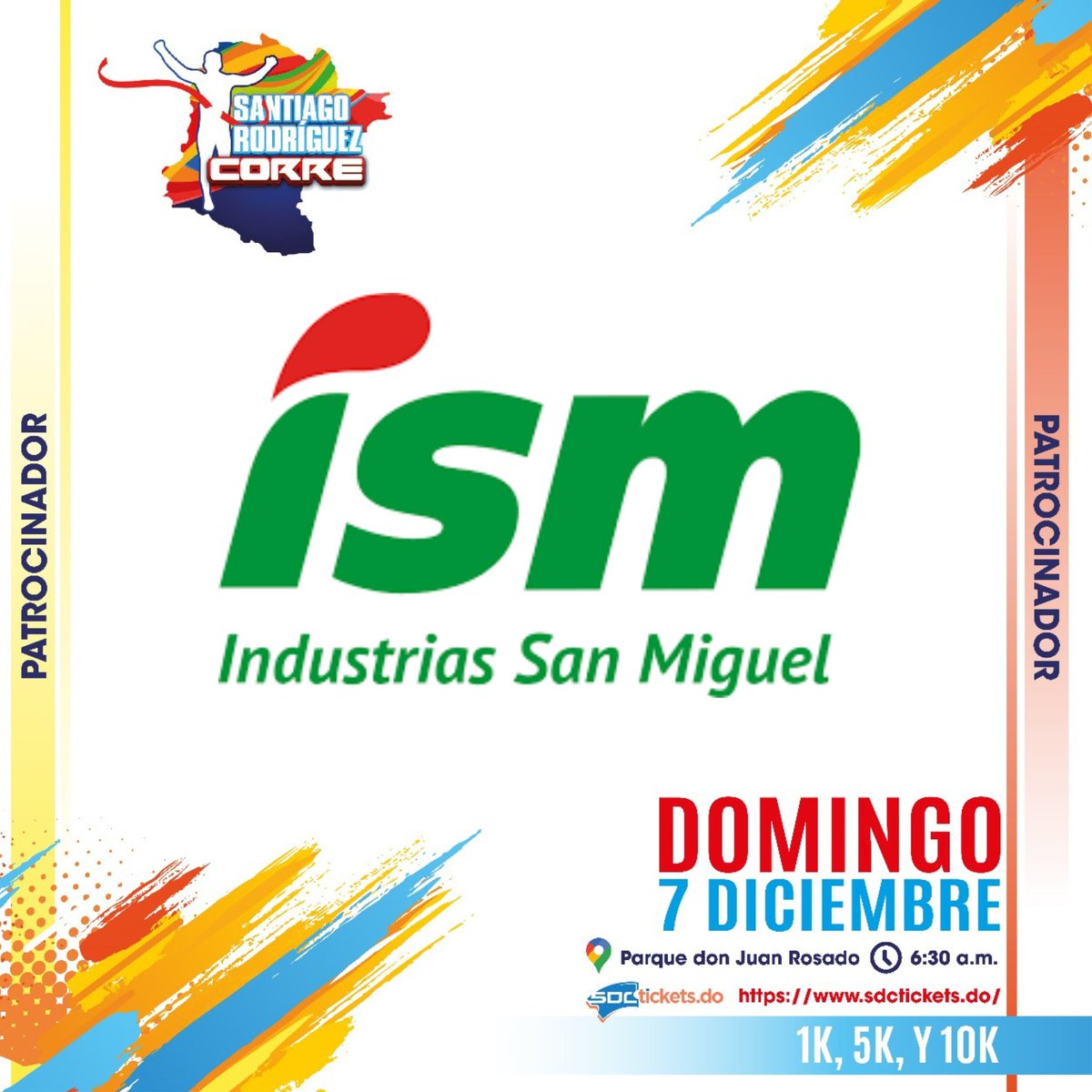 Industrias San Miguel se une como patrocinador de #SantiagoRodríguezCorre2025

Su apoyo impulsa este gran evento deportivo que celebra la energía, la unión y la pasión por el running en toda la región.
#SantiagoRodríguezCorre2025 #Generade #coolheaven #IndustriasSanMiguel
