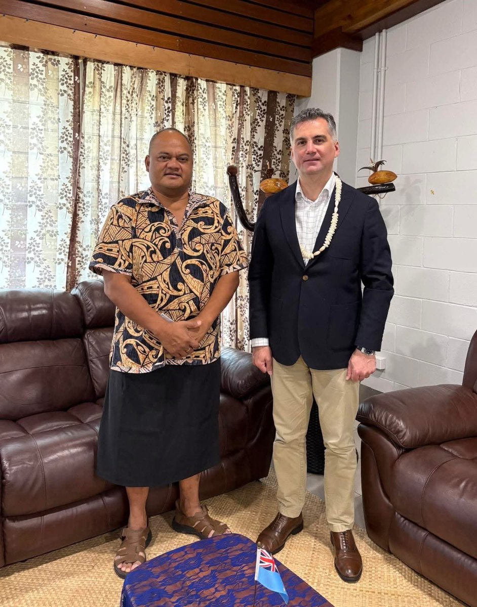 BekaDvali1's tweet photo. As non-resident #Georgia Ambassador to #Tuvalu in #Funafuti met Prime Minister Hon. Feleti Teo, Foreign Affairs, Labor &amp; Trade Minister Hon. Paulson Panapa, Education &amp; Human Resources Development Minister Hamoa Holona &amp; Foreign Affairs Permanent Secretary Mr. Pasuna Tuaga. https://t.co/AoBX4syyme