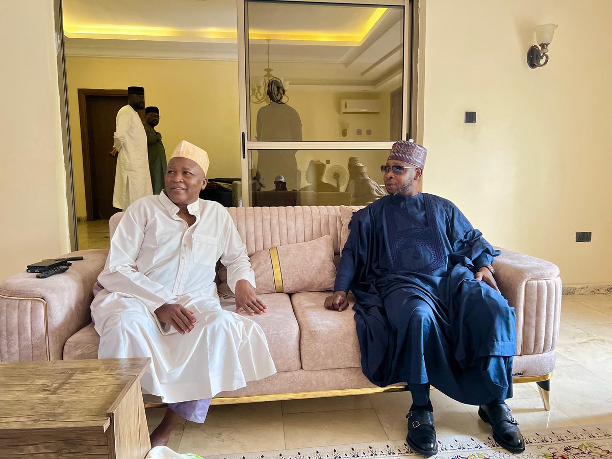 kabo_hamisu's tweet photo. He received a courtesy visit from Hon. Abdulsalam Abdulkarim, APC candidate for Kano Central, at my residence. We discussed his initiatives to support the Kano State government, enhance security, and address the 'Fadan Daba' issue. I urged him to continue serving humanity. https://t.co/dx4SP9cidQ