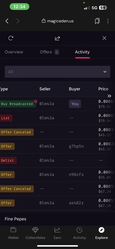 Crypto_Art_83's tweet photo. Yo yo yo @FinePepes #FINEPEPES
I Get people need liquid, but damn listing a $BTC CHAIN for FREE???
Snipe snipe
Thank you! ๐
This banger is a straight grail! https://t.co/lPrH5m5oVu