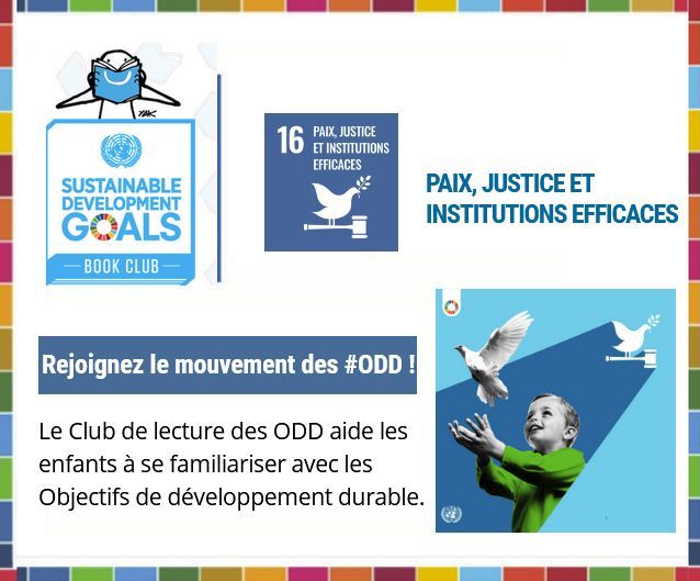 ONUGeneve's tweet image. Consultez notre nouvelle liste de lectures pour l&apos;#ODD16 : Paix, justice et institutions efficaces. 📚🗺️🕊️

Découvrez des livres illustrant comment chacun, quel que soit son âge, peut contribuer à un monde plus pacifique👉 buff.ly/x5MQzqD 
#SDGBookClub