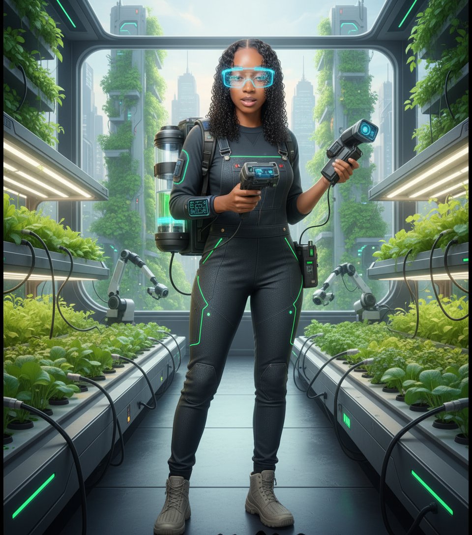 Wow, time traveled to 2050  thanks to <a href="/mulerun_ai/">MuleRun</a>
#mulerun #mulerunwithme
Over here in 2050  farms aren't dirt and plows anymore they are the glowing labs of green powered by AI, robotics and precision tech. The future of food isn't coming, it's already here.
Discord invite