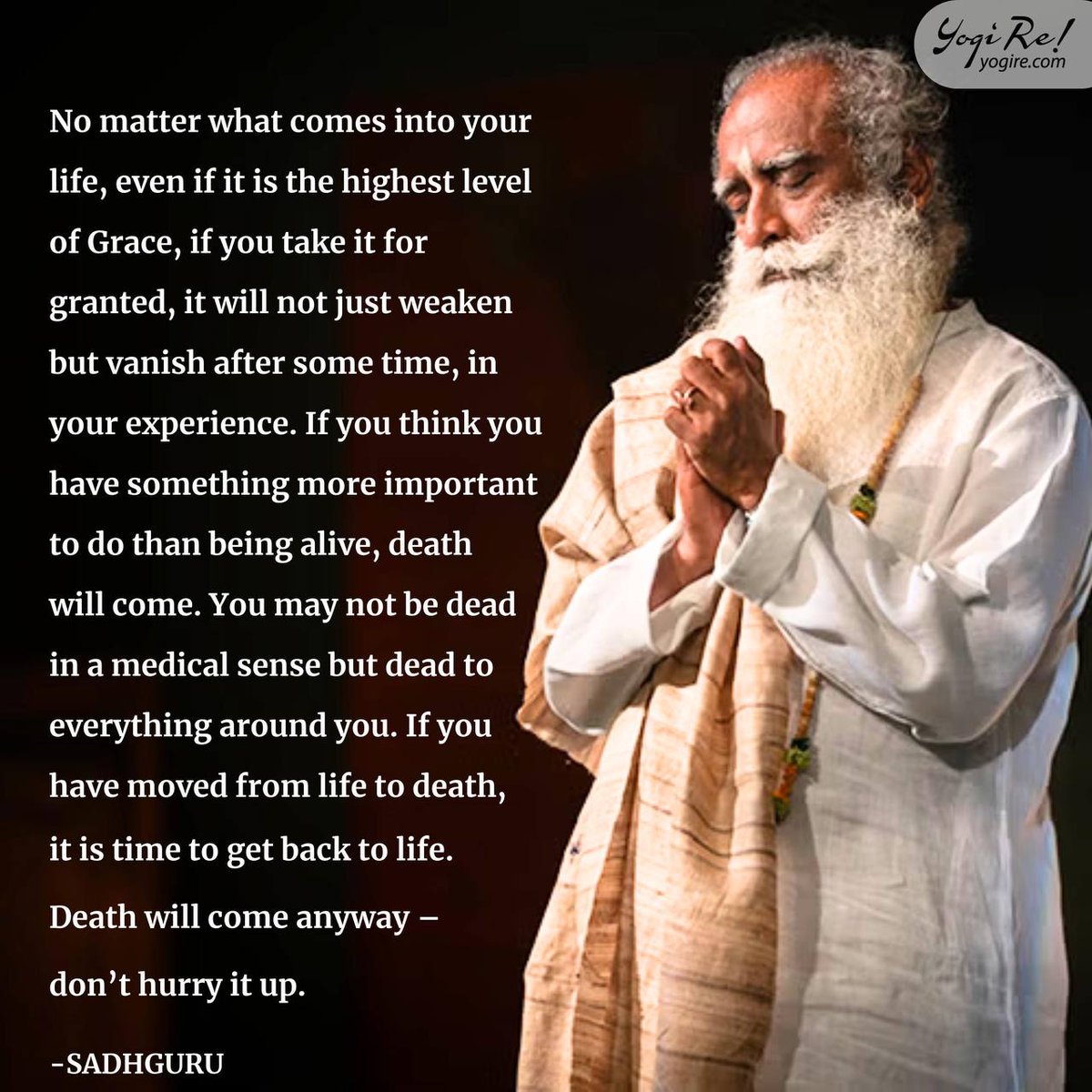 yogire_me's tweet image. 𝗖𝗼𝗺𝗲 𝗔𝗹𝗶𝘃𝗲: 𝗖𝗵𝗮𝗻𝗴𝗶𝗻𝗴 𝘁𝗵𝗲 𝗪𝗮𝘆 𝗬𝗼𝘂 𝗘𝘅𝗽𝗲𝗿𝗶𝗲𝗻𝗰𝗲 𝗟𝗶𝗳𝗲

Read the full article here:
instagram.com/p/DPX04kNkx5o/

#Sadhguru #Life #experience #Grace #death