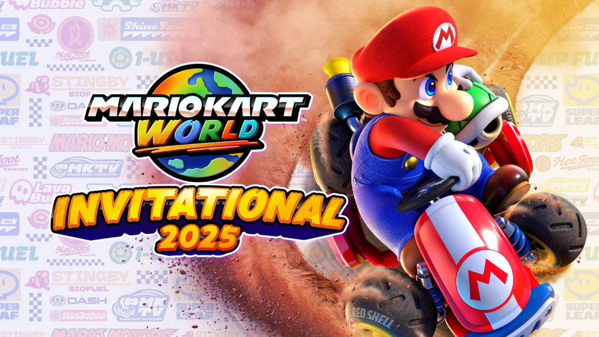 The Mario Kart World: Invitational 2025 kicks off tonight at Nintendo Live 2025 TOKYO.

Watch the livestreams here:

Parents and Kids
10/4, 9:30pm PT:
ninten.do/6019svGfF

General
10/5, 12:00am PT:
ninten.do/6012svGf4