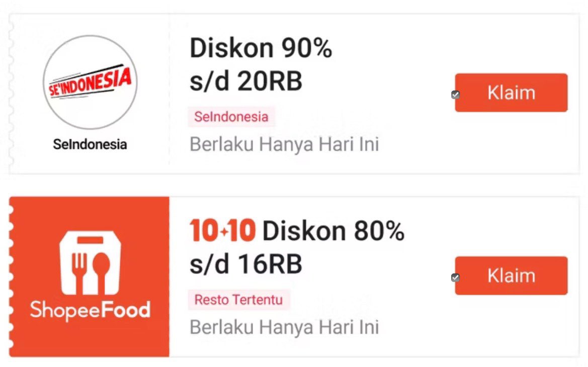 Info Promo & Diskonan tweet media