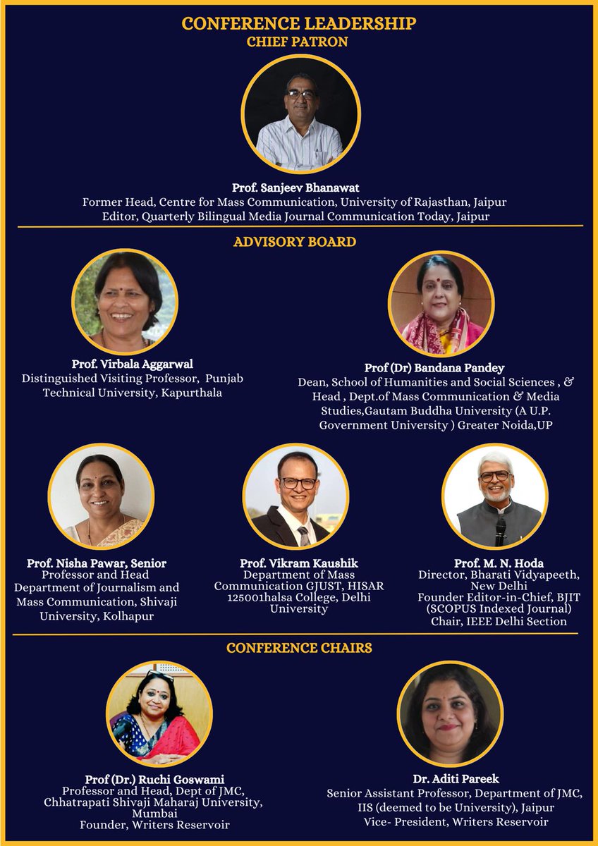 sanjeevbhanawat's tweet image. Call for Papers!
 29–30 Nov 2025
Online International Conference: Global Issues &amp;amp; Media Response
 Abstract: 25 Oct | Full Paper: 10 Nov
 Register: forms.gle/TAGmDynMHrgXJx…

#MediaResponse #GlobalIssues #Research