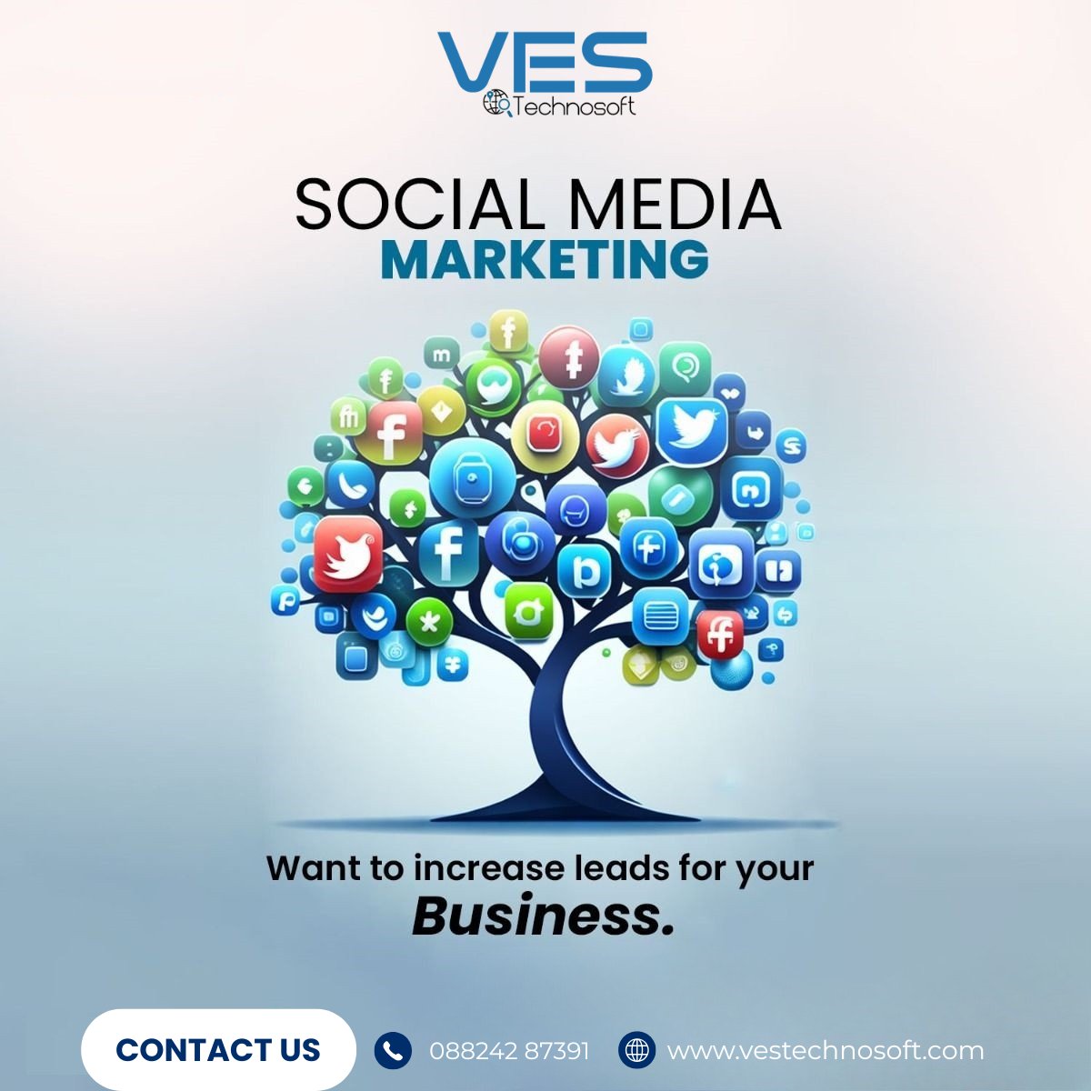 VES_Technosoft's tweet image. 🚀 Grow Your Business with Strategic Social Media Marketing!
Are you ready to boost your brand visibility, engage your audience, and generate quality leads? 🌐✨
At VES Technosoft, we craft powerful social media strategies that help your business stand.