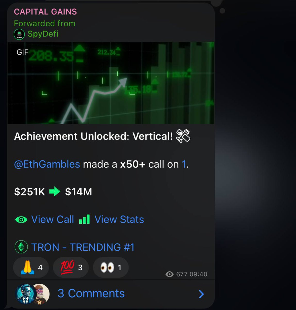 Uptober is off to an incredible start for the Capital Gainers. The results speak for themselves, every call delivering strong returns.

📈 $Beans – 23x
📈 $Priceless – 45x
📈 $1 – 56x
📈 $4 – 576x literally left orbit 🚀

Capital Gains isn’t about chasing every pump, we’re about