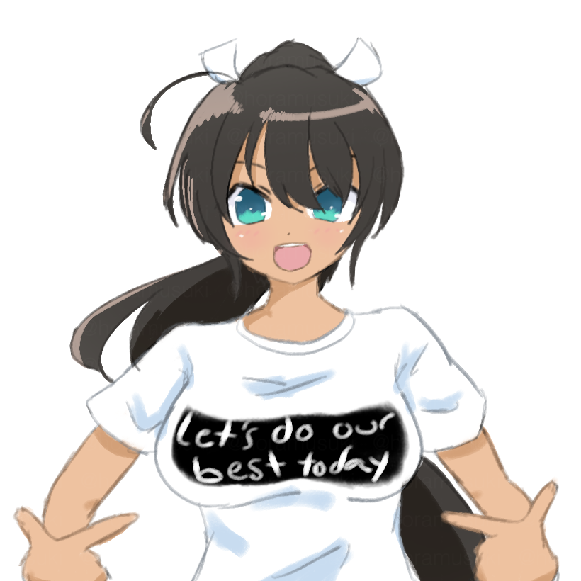 i was moved by mog's artwork and got inspired to make my own, even in the same cute artstyle. 
billions must smile, and while you're at it do your best!!
#閃乱カグラ #SenranKagura