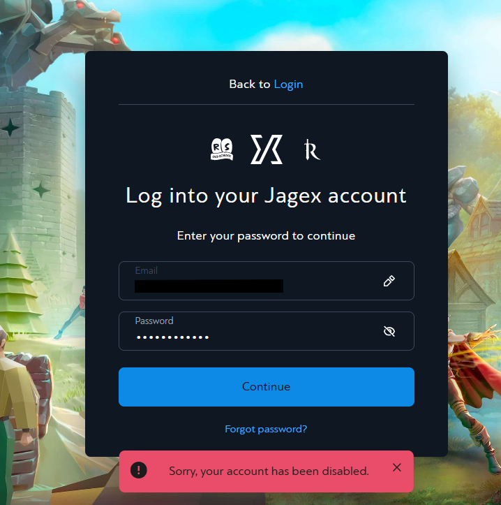 Moisesdhg155's tweet photo. @JagexWolfy Please, I need help with my account, it appears blocked and I can't log in. What do I do? https://t.co/JLdmo7Dajb