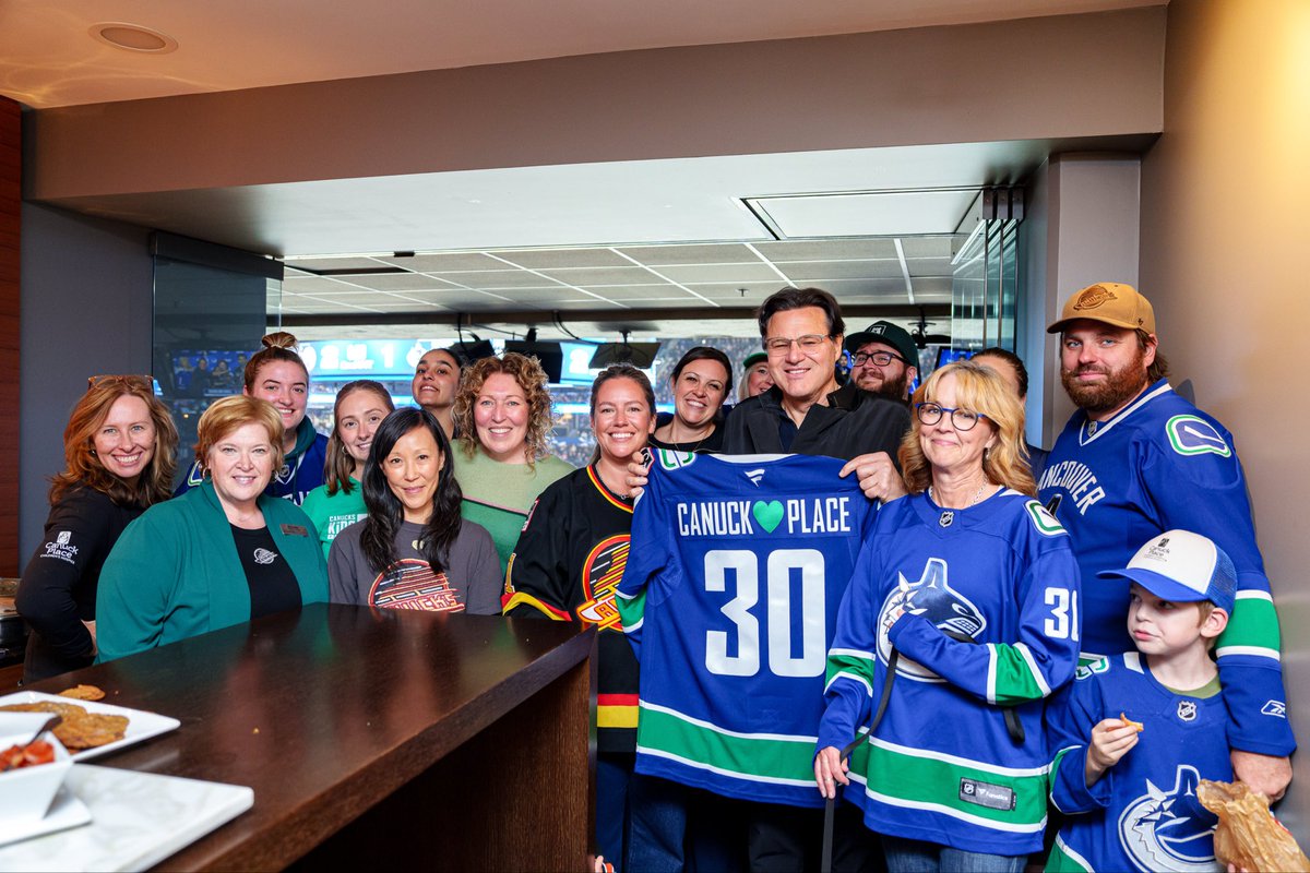 fr_aquilini's tweet photo. Honoured to spend time and celebrate 30 years of @canuckplace. This incredible team provides essential, compassionate care to children and families in their most difficult times. Thank you for your dedication. #CanuckPlace #30YearsOfCare https://t.co/Whp7rUyXCG