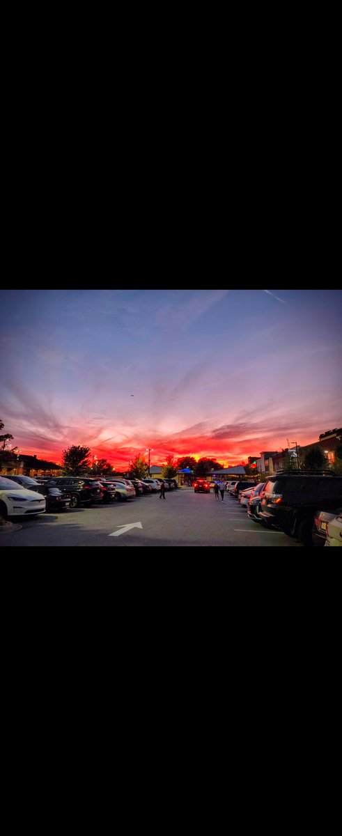 askslapped's tweet image. #Hickory #NorthCarolina orange sky