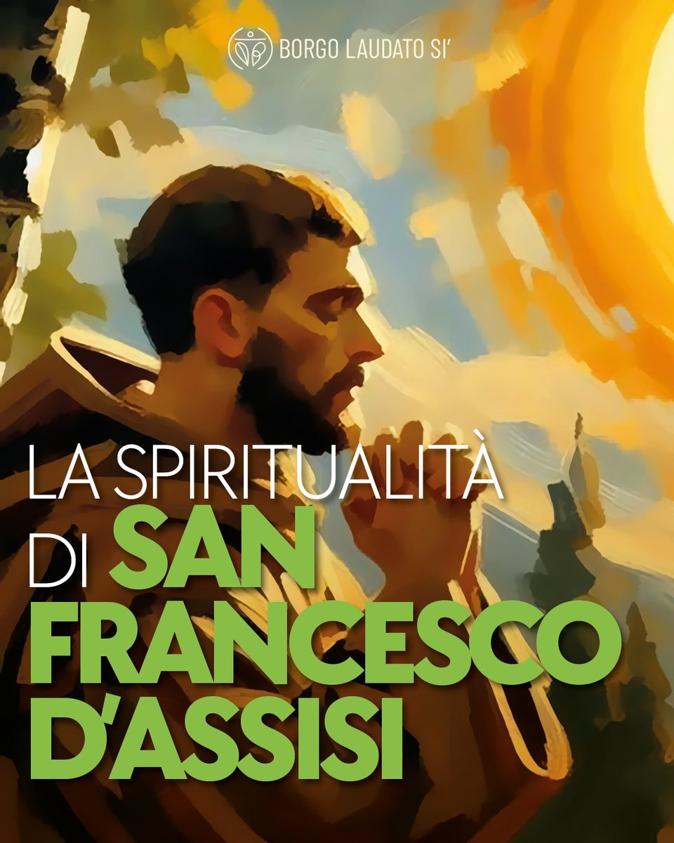 borgolaudatosi's tweet photo. ✨ La spiritualità di San Francesco d’Assisi ✨
Un cammino di semplicità e pienezza che continua a ispirare il mondo. 🌿
#SanFrancesco #Spiritualità #Fede #Vangelo #FrancescoDAssisi https://t.co/ePQtkmphLL