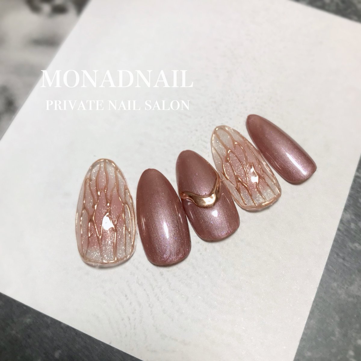 MonadNail's tweet photo. 2025 autumn/winter 
New Campaign design ◡̈*

──────────────────

大人なチークネイル♩*॰¨̮

上品に仕上げた オフィスにもおすすめなアート💕
オリ...

詳細はこちら↓（ネイルブック）
https://t.co/IJGOUZSY8p https://t.co/FqYrJFUZOn