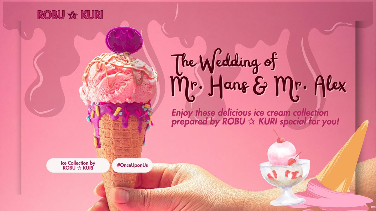 ROBU_KURI's tweet image. ㅤㅤㅤ

Here’s to love, laughter, and a happily ever after we’ll build together—and today, we begin our always. 

The 𝗪𝗲𝗱𝗱𝗶𝗻𝗴 𝗖𝗲𝗿𝗲𝗺𝗼𝗻𝘆 of 
𝗠𝗿. 𝗛𝗮𝗻𝘀 &amp;amp; 𝗠𝗿. 𝗔𝗹𝗲𝘅
𝗜𝗰𝗲 𝗖𝗿𝗲𝗮𝗺 𝗖𝗼𝗿𝗻𝗲𝗿 by ROBU ✭ KURI🍦
【  #OnceUponUs (04. 10. 2025)  】

ㅤㅤㅤ