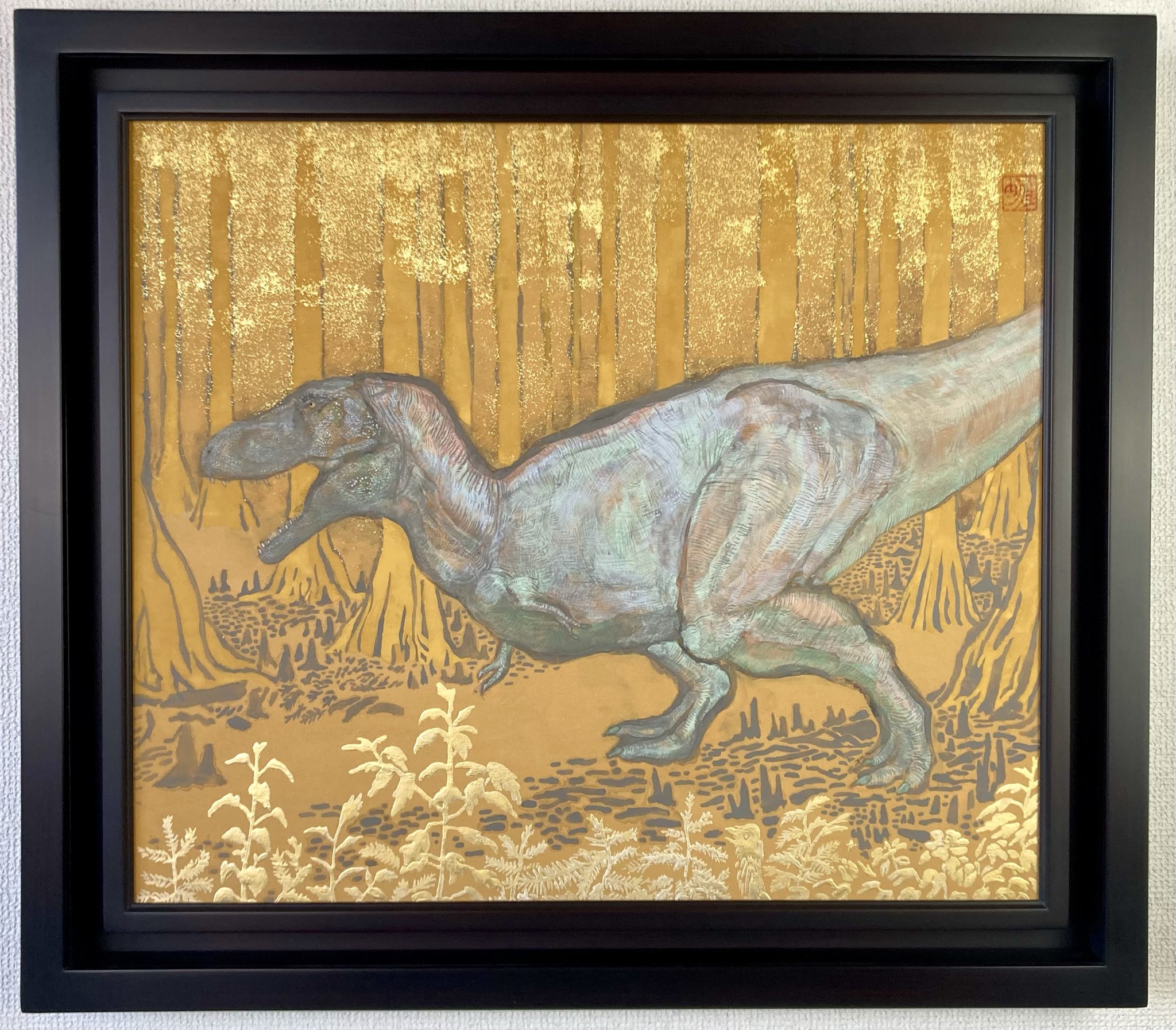 ティラノサウルス アクリル画 原画 ティラノサウルス アクリル画 原画