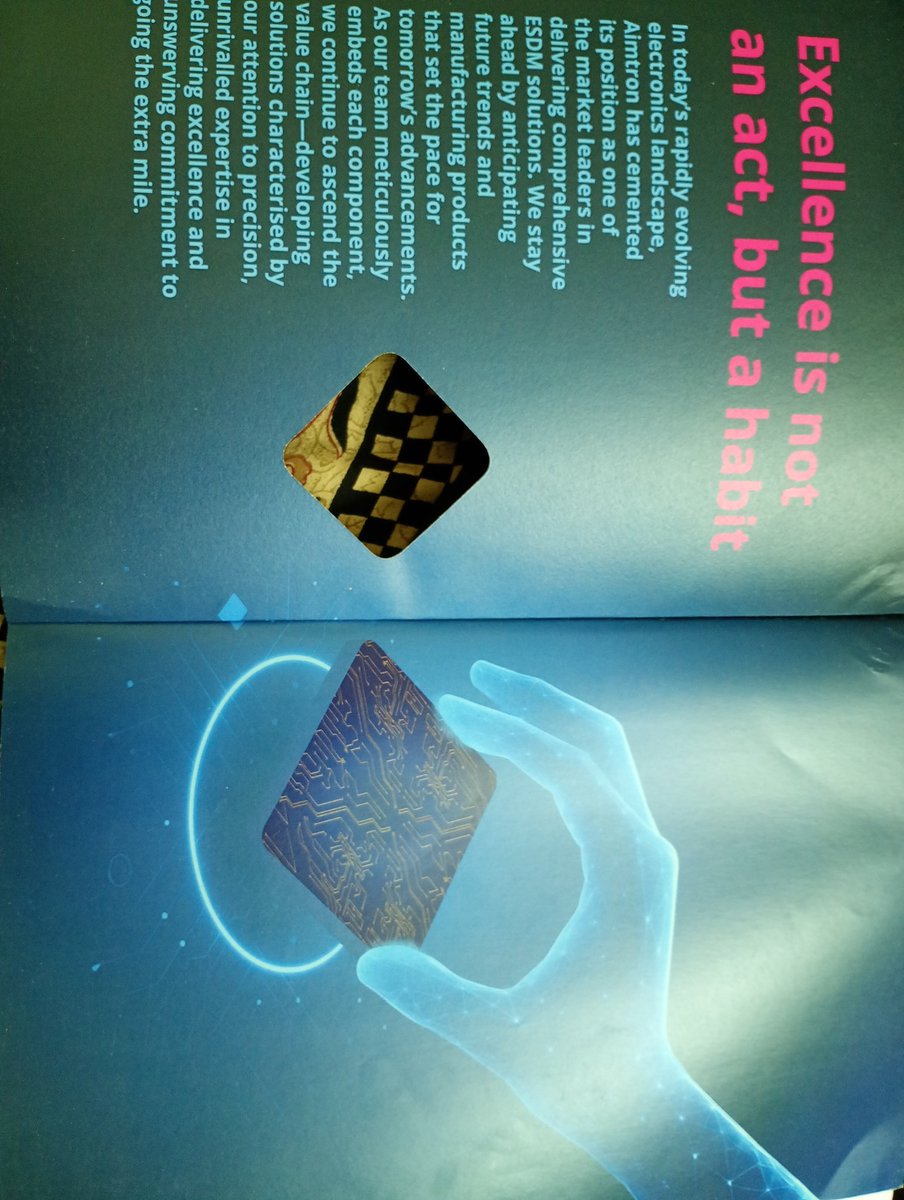WilroyLuis's tweet image. Unwrapping Aimtron’s annual report feels like opening a treasure chest of innovation and dreams — every page shines with progress and prosperity. 💎
#AimtronMoments #TechPride #Prosperity #SemiconductorIndia #MakeInIndia #Innovation #Growth #InvestInIndia #AimtronElectronics