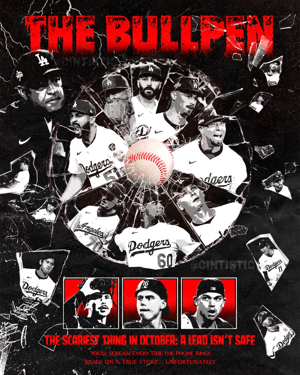 The scariest movie to watch in October #LetsGoDodgers